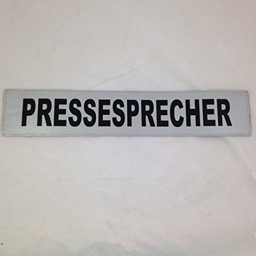 PRESSESPRECHER 3M Rückenschild 38x8cm matt silber PRESSESPRECHER 3M Rückenschild 38x8cm matt silber von SPITA