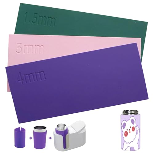 SPJUMHONG73 Sublimation Silikonmanschette, 3 Stück Silikon Wraps Sublimation für Sublimationstassen Rohlinge, Sublimation Tassen Rohlinge Kompatibel mit cricut-Becherpresse von SPJUMHONG73