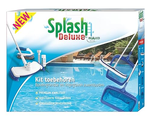 Splash REV0328 - Poolreinigungsset Deluxe, 7 Zubehör von SPLASH