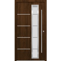 Splendoor Haustür »SPLIT Prime«, Aluminium, in nussbaum - braun von Splendoor