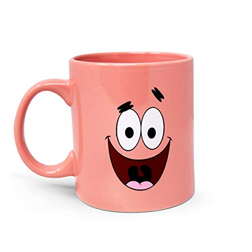 Patrick Offiziell lizenzierte Big Face Jumbo Kaffeetasse, 590 ml, perfekt für Kaffeeliebhaber und SpongeBob SquarePants Fans von SPONGEBOB SQUAREPANTS