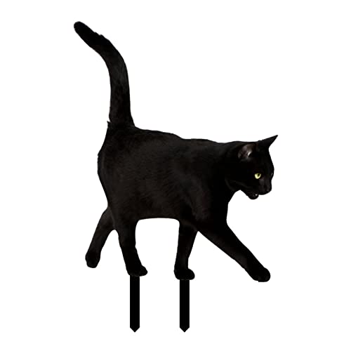 SPONGL Gartenpfahl, Acryl-Simulation, Katzen-Gartenstecker, dekoratives Schild, Bodenstecker für drinnen und draußen, Garten, Hofdekoration von SPONGL