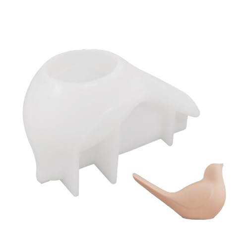 SPONGL Kreative Silikonform für Kerzen, Vögel, Ornamente, Silikonstruktur, geeignet zum Basteln von SPONGL