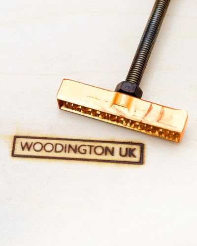 Brandeisen Custom Holz Brandeisen für Lebensmittel Leder Steak Holzbrennstempel mit Ihrem Logo-Design für handgefertigte Geschenke (2,54 cm) von SPOODOR