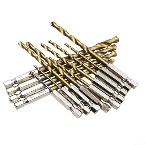 1 x HSS-Hochgeschwindigkeitsstahlbohrer mit Sechskantschaft für verschiedene Bohranwendungen, einschließlich Holz und Metall (4,8 mm) von SPORTARC