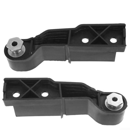 1 x robuste Stoßstangen-Grill-Halterung, Halterungsclip für A6 C6 RS6 2005 2011, schwarze ABS-Konstruktion (links + rechts) von SPORTARC