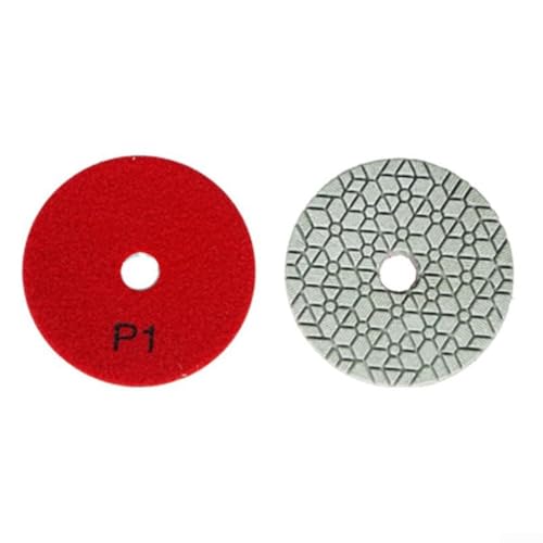 10,2 cm Schmirgel-Polierpads 3-stufiges Trocken-/Nassschleifen für Stein und Beton (P1) von SPORTARC
