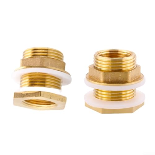 2 Stück Messingbeschläge für mehrere Wassertank-Anwendungen, einfache Installation (2,5 cm) von SPORTARC