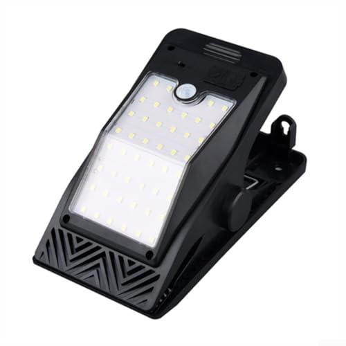 2 Stück Solar-LED-Licht, Outdoor Indoor Solar LED Wandleuchte, Clip-on Solarlampe mit Bewegungssensor für Camping Zelt Zaun von SPORTARC