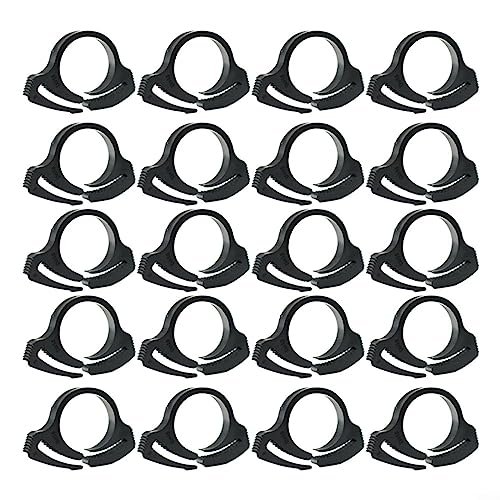 20 Stück Clip Nylon Snap Fit Kunststoff Ratsche Klemme Bewässerung Gartenschlauch Rohr von SPORTARC