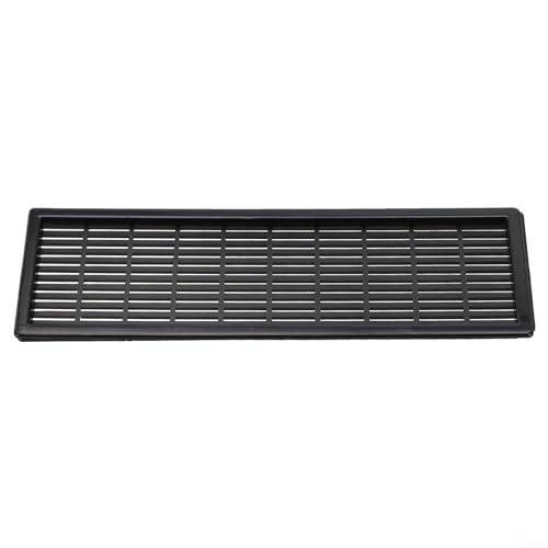 60 mm Lüftungsgitter aus ABS optimiert die Belüftung für Schränke und Schuhschränke (schwarz) von SPORTARC