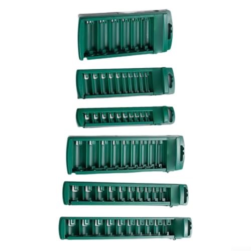 Bewahren Sie Ihre Steckdosen effizient auf, robuste Organizer-Box mit speziellen Schlitzen für einfache Identifizierung (lang 12,7 mm) von SPORTARC