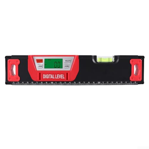 Digitale Wasserwaage, digitale magnetische Wasserwaage und Winkelmesser, LED-Display, Neigungsmesser, IP67 wasserdicht (30 cm) von SPORTARC