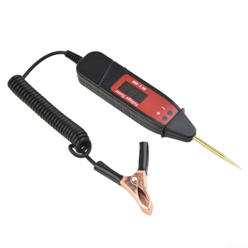Digitaler Auto-Spannungsprüfer, LCD-Anzeige, 336 V, Teststift mit effektiver LED-Lichtfunktion von SPORTARC