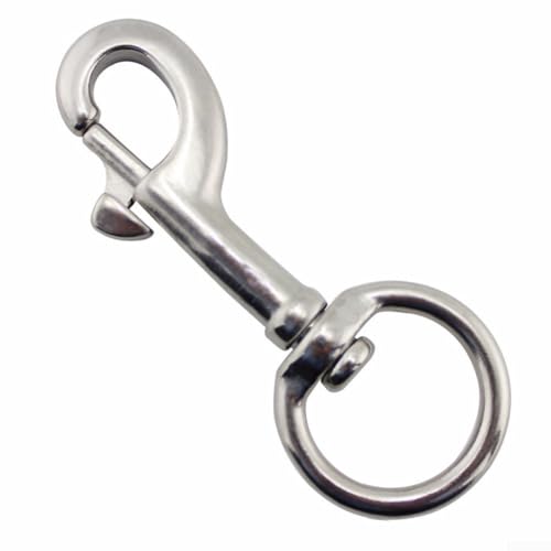 Diving Gear Essential Sturdy Swivel Eye Bolt Snap Made of Resistant Stainless Steel (91mm) von SPORTARC