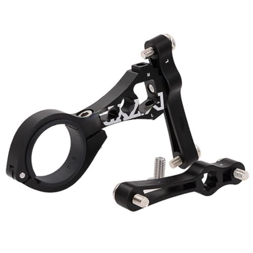 Doppelter Flaschenhalter-Adapter für Fahrräder, einfach verstellbar für optimale Nutzung (schwarz) von SPORTARC