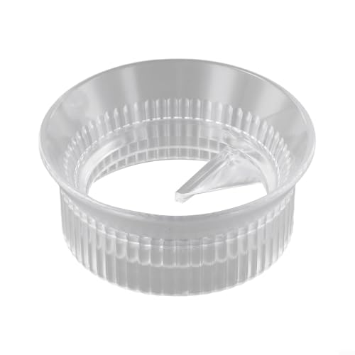 Dosieren Sie Ihren Boden wie ein Profi mit diesem praktischen Mokkakanne-Kaffee-Dosierring und Tamper-Verteiler-Set (transparent, 90 mm) von SPORTARC