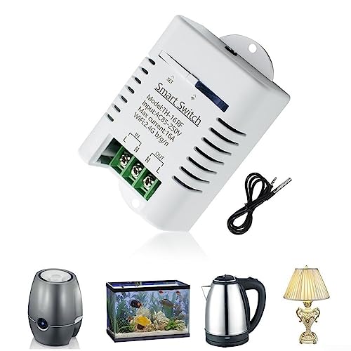 Drahtloser Temperaturmodul Sensor, Temperaturregler, APP Fernbedienung Schalter Temperatur Ein-Aus-Gerät, WiFi Smart Switch von SPORTARC