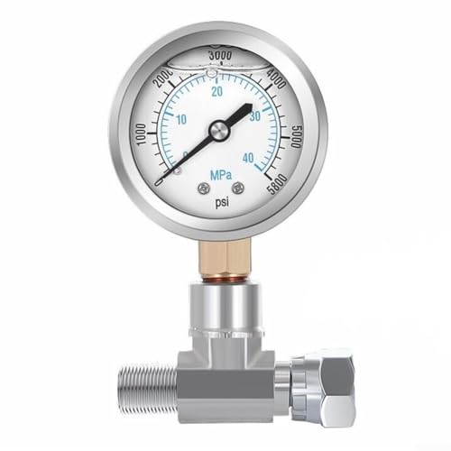 Edelstahl-Manometer-Baugruppe, Hochdruck-Airless-Sprühgerät Manometer für Airless-Farbspritzgerät 440 540 640 640 von SPORTARC