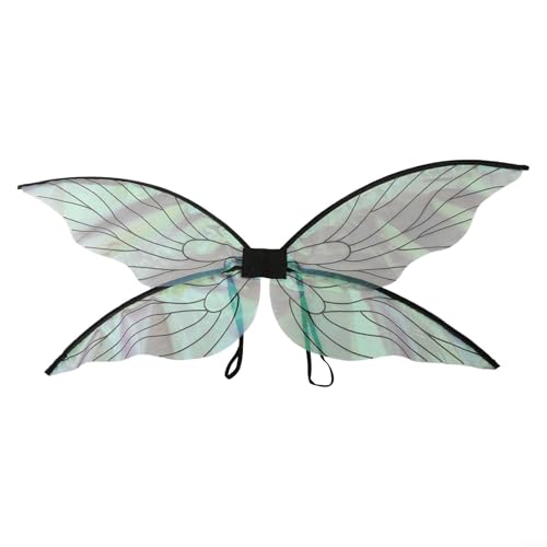 Einzigartiges Zikadenflügel-Design für Mädchen, ideal für Halloween, Geburtstag und Bühnenauftritte (schwarz) von SPORTARC