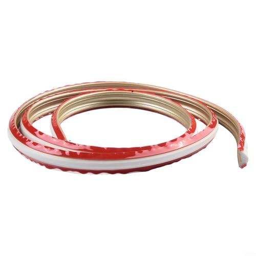 Eleganter 3D-PVC-Wanddekorstreifen, 1 m lang, perfekt für das Hinzufügen von Textur an Wänden und Rahmen mit einfacher Anwendung (Gold) von SPORTARC