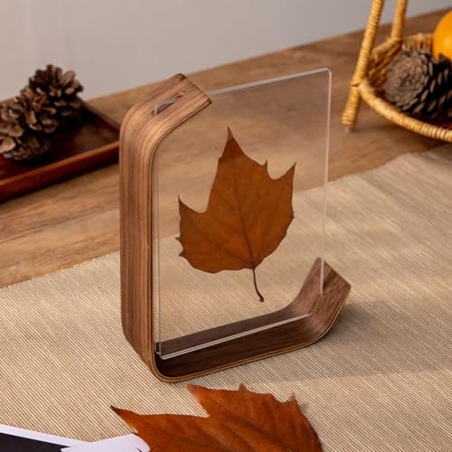 Eleganter DIY Acryl Holz Bilderrahmen Präsentieren Sie Ihre botanischen Sammlungen bei Hochzeiten und Partys (35,6 x 53,3 cm Schwarz Walnuss) von SPORTARC