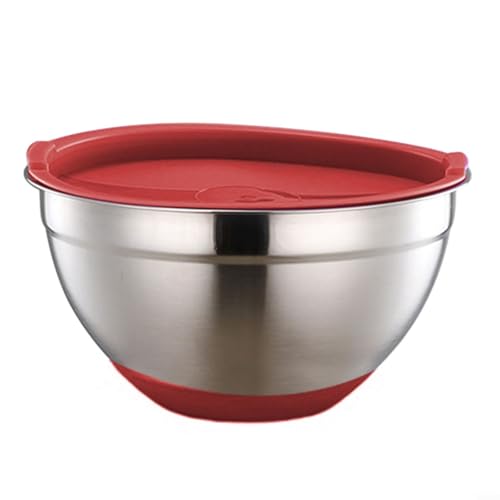 Elegantes und funktionales Edelstahl-Salatschüssel-Set, geeignet für jeden Anlass (30 cm - 6,5 l) von SPORTARC