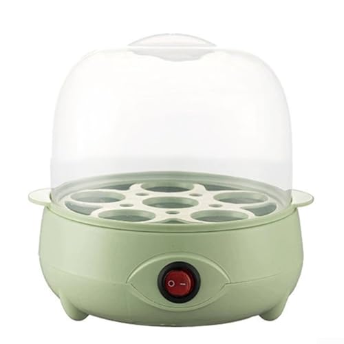 Elektrischer Frühstücks-Eier-Dampfgarer, Mini-Eier-Dampfgarer mit automatischer Abschaltung und Trockenbrennschutz, kann 5 Eier in einer einzigen Schicht kochen (grün-1) von SPORTARC