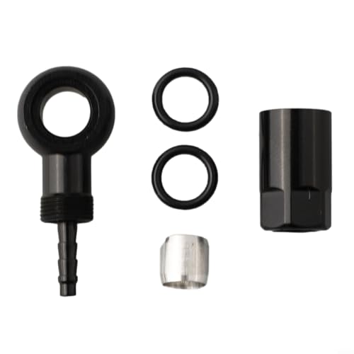 Fahrrad-Reparaturzubehör, Aluminiumlegierung, BH90, Oliven-Anschluss für Shimano SLX/XT/XTR Bremsschläuche (schwarz) von SPORTARC