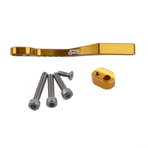 Fahrradkettenstabilisator für den Straßengebrauch, Aluminiumlegierung und Edelstahl für Langlebigkeit (Gold) von SPORTARC