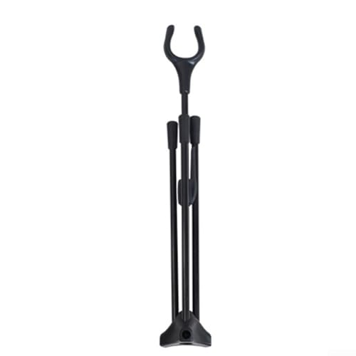 Faltbarer Bogenständer Halter Halterung Rack für Recurve Bogen und Langbogen Leichtes und tragbares Design (schwarz) von SPORTARC