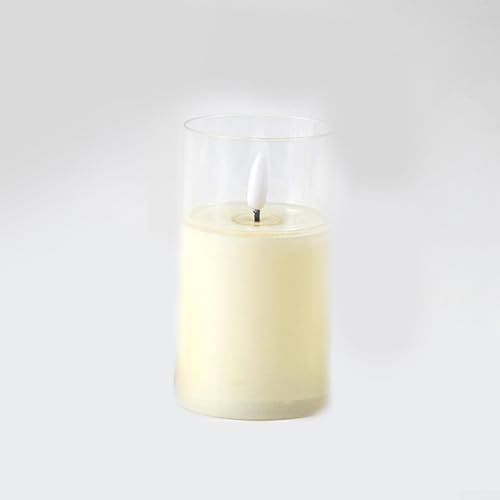 Festival Dekoration LED Kerzenlampe Tasse Modell Licht weiß transparent (Mitte) von SPORTARC