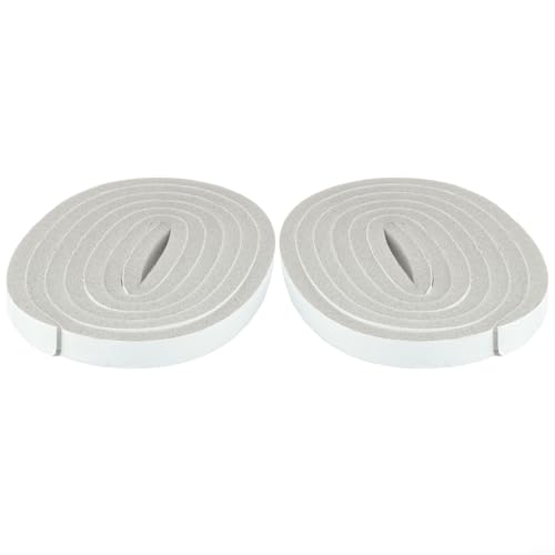 Flügeldichtungsstreifen, reduziert Gleitgeräusche, wasserdicht und alterungsbeständig (grau, 1,5 cm, 2 Rollen) von SPORTARC