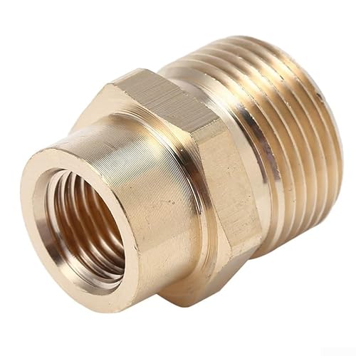 Für Hochdruckanschluss Messing Adapter 14 F M22 für Wasserwerkzeuganwendungen Für Hochdruckanschluss Messing Adapter 14 F M22 für Wasserwerkzeuganwendungen von SPORTARC