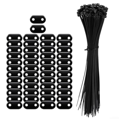 Für PVC-Clips für den Außenbereich Sichtschutz-Setup Umfassendes 50- oder 100-teiliges wetterfestes Set (50 Stück) von SPORTARC