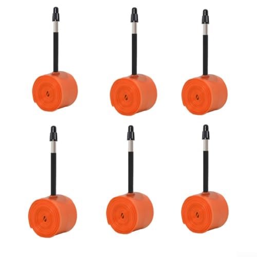 Für TPU-Innenschlauch für 700C Rennräder, ultraleichtes Design für 23C, 25C, 26C, 28C, 30C mit verbesserter Stoßdämpfung (6 Stück FV45) von SPORTARC