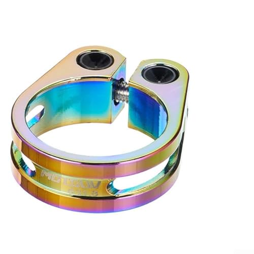 Hohlverriegelung Sitzrohrklemme, CNC-Dreh-Aluminiumlegierung, 31 8 mm 34 9 mm Klemmring (31,8 mm blau) von SPORTARC