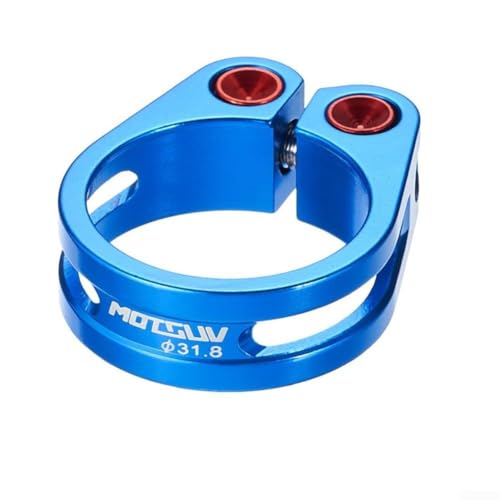 Hohlverriegelung Sitzrohrklemme, CNC-Dreh-Aluminiumlegierung, 31 8 mm 34 9 mm Klemmring (34,9 mm blau) von SPORTARC