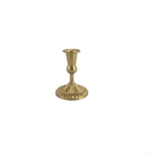 Kerzenhalter-Set in elegantem Messing-Finish für ein warmes Ambiente bei jeder Veranstaltung (9,3 x 12,5 cm) von SPORTARC