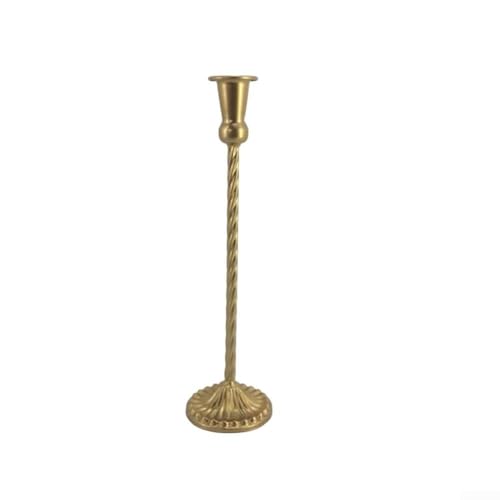 Kerzenhalter-Set in elegantem Messing-Finish für ein warmes Ambiente bei jeder Veranstaltung (9,3 x 34 cm) von SPORTARC