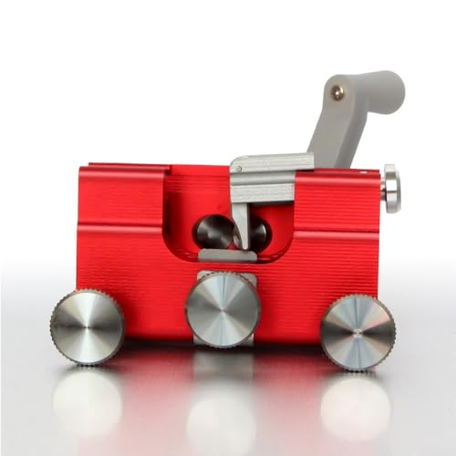 Kettensägenschärfer-Feilen-Set, Kettensägen-Schärfvorrichtung, schnelles Schärfwerkzeug-Set, geeignet mit 2 Schleifköpfen (rot) von SPORTARC