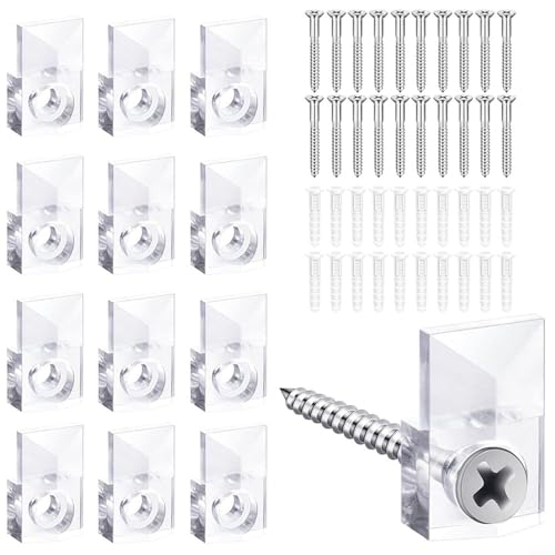 Komplettes 20-teiliges Spiegel-Clip-Halter-Set für einfache Installation von Spiegeln auf verschiedenen Oberflächen Komplettes 20-teiliges Spiegel-Clip-Halter-Set für einfache Installation von Spiegeln auf verschiedenen Oberflächen von SPORTARC
