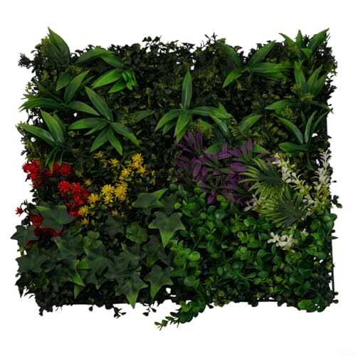 Lebensechtes Blumen-Wandpaneel-Set, perfekte Größe von 50 cm x 50 cm, um die Ästhetik und Privatsphäre jedes Raumes zu verbessern (A) von SPORTARC