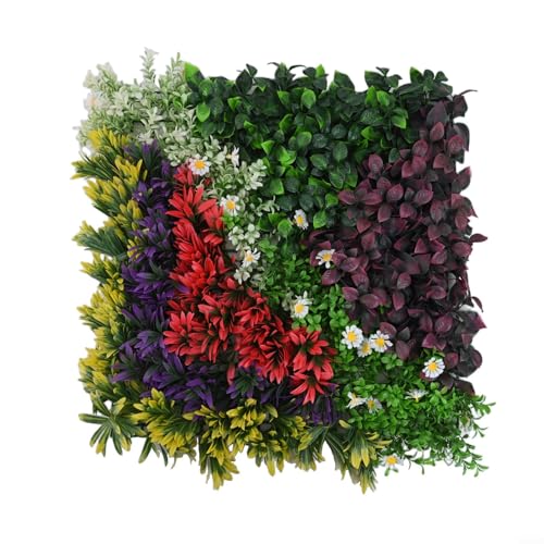 Lebensechtes Blumen-Wandpaneel-Set, perfekte Größe von 50 cm x 50 cm, um die Ästhetik und Privatsphäre jedes Raumes zu verbessern (C) von SPORTARC