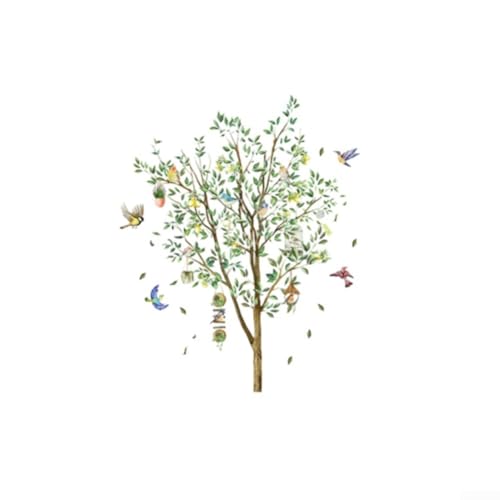 Lustiger Zitronenbaum-Vogel-Wand-Dekor-Aufkleber, entfernbare Kunst für Kinderzimmer oder Spielbereiche Lustiger Zitronenbaum-Vogel-Wand-Dekor-Aufkleber, entfernbare Kunst für Kinderzimmer oder Spielbereiche von SPORTARC
