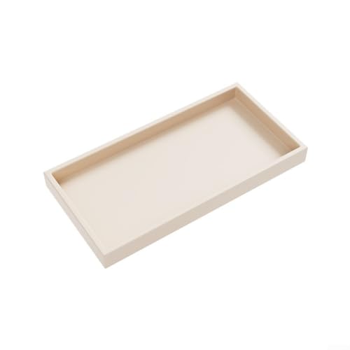 Mehrzweck-Silikon-Badezimmer-Tablett zur Aufbewahrung für Shampoo, Seife und tägliche Essentials Organisation (weiß, 20 x 10 cm) von SPORTARC