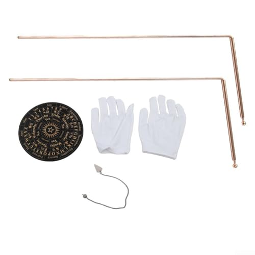 Messing-Metalldetektor, Metalldetektor-Zauberstab-Set, Wasserquelle, Schatzsuche, Werkzeug-Set mit 99,9 Kupfer für Wasser- und Mineralsuche (D) von SPORTARC