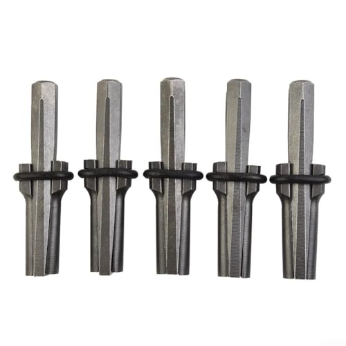 Metall-Federscheiben-Set für Steinspaltung, 5 Keile, perfekt für schwere Aufgaben Metall-Federscheiben-Set für Steinspaltung, 5 Keile, perfekt für schwere Aufgaben von SPORTARC
