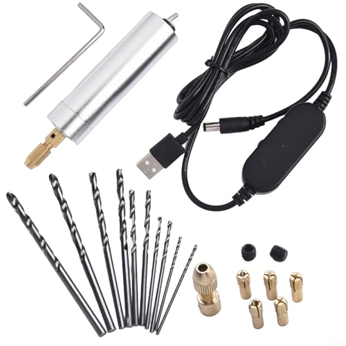 Mini Elektroschleifer Set Leistungsstarker Gravierstift, Schleifen und Polieren, einzigartige Verriegelungsfunktion (Set A) von SPORTARC
