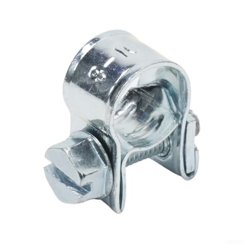 Mini-Kraftstoffleitungsschellen aus Karbonstahl für Schlauchschellen für Rohr-, Kabel- und Heizkörperbefestigung (16 mm - 18 mm) von SPORTARC